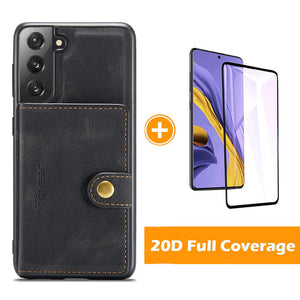 New Magnetic Wallet Phone Case For Samsung S21 FE 5G