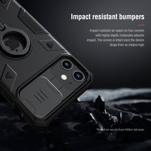 Load image into Gallery viewer, 【Black rhino】Luxury Sliding Lens Protection ring holder case for iPhone 11
