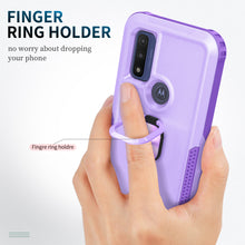 Load image into Gallery viewer, Robot Rotating Ring Bracket Phone Case For MOTO G PURE