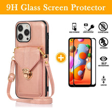 Load image into Gallery viewer, Snap Crossbody Card Wallet Leather Case For iPhone 11 Pro