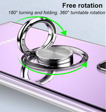 Load image into Gallery viewer, Transparent Soft Silicone Magnetic Ring Holder Phone Case For Samsung Galaxy Note20/Note20 Ultra