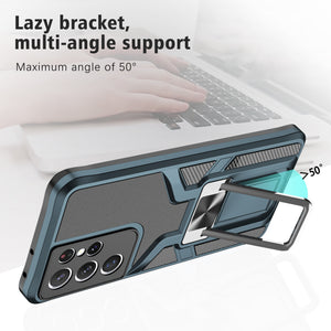 General's Armor Magenic Ring Bracket Phone Case For SAMSUNG Galaxy S21ULTRA 5G