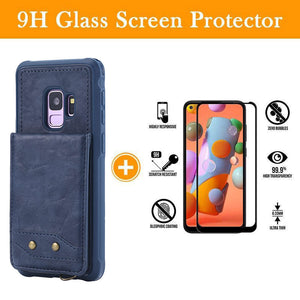 Rear Cover Type Protective Card Holster Phone Case For SAMSUNG Galaxy S9