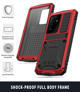【For S21 Series】Luxury Doom Armor Waterproof Aluminum 360° Protective Phone Case