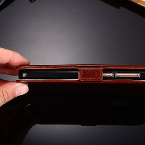 Boîtier de couverture flip magnet portefeuille en cuir motif autruche pour LG Stylo4/Stylo5
