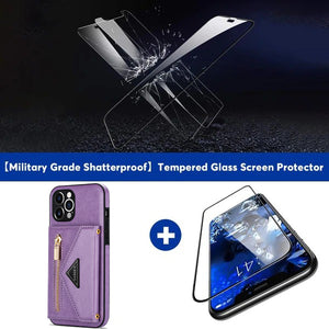 Triangle Crossbody Carte multifonctionnelle de la carte de cuir pour Samsung Galaxy A42 5G