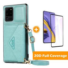 Charger l&#39;image dans la galerie, [2021 nouveau] Samsung S20 ultra triangle Cross Multi - function Wallet Card Cover