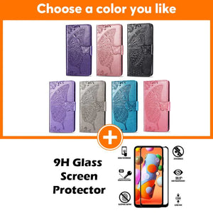 Luxury Embossed Butterfly Leather Wallet Flip Case For Samsung A23 5G/ A23 4G