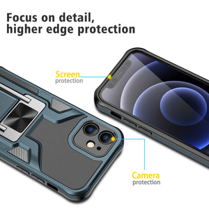 General's Armor Magenic Ring Bracket Phone Case For iPhone 12 Series