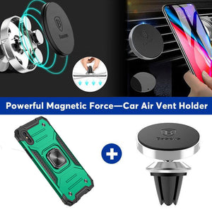 2022 Vehicle-mounted Shockproof Armor Phone Case  For iPhone X