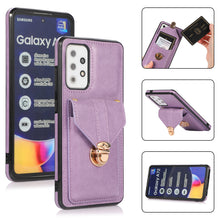 Load image into Gallery viewer, Snap Crossbody Card Wallet Leather Case For SAMSUNG Galaxy A72