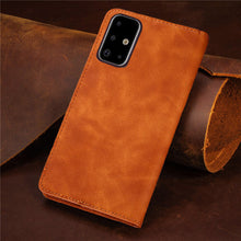Load image into Gallery viewer, PU Leather Vintage Card Holder Flip Cover Magnetic Cases For Samsung Galaxy A Series