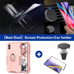 Robot Rotating Ring Bracket Phone Case For iPhone X/XS