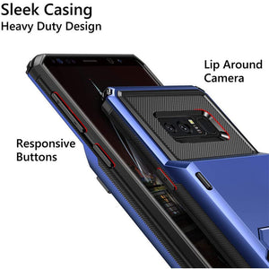 Travel Wallet Folder Card Slot Holder Case For Samsung Note 8