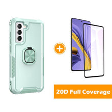 Load image into Gallery viewer, Robot Rotating Ring Bracket Phone Case For SAMSUNG Galaxy S22+ 5G