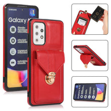 Load image into Gallery viewer, Snap Crossbody Card Wallet Leather Case For SAMSUNG Galaxy A52
