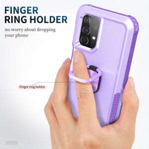 Robot Rotating Ring Bracket Phone Case For SAMSUNG Galaxy A32 5G