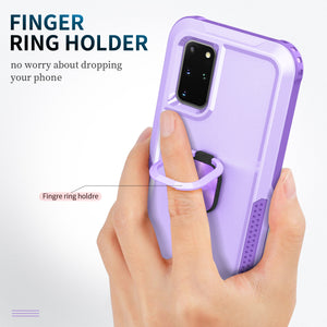 Robot Rotating Ring Bracket Phone Case For SAMSUNG Galaxy S20+