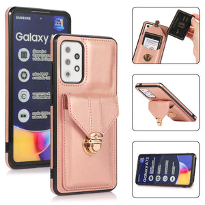Snap Crossbody Card Wallet Leather Case For SAMSUNG Galaxy A72