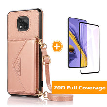 Load image into Gallery viewer, Triangle Crossbody Multifunctional Wallet Card Leather Case For MOTO G Power(2021)
