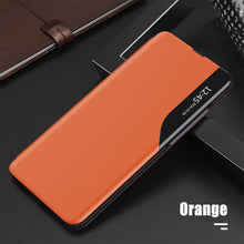 Load image into Gallery viewer, Luxury Smart Window Magnetic Flip Leather Case For Samsung A71