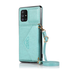 [2021 nouveau] Samsung A71 triangle Cross Multi - function Wallet Card Cover