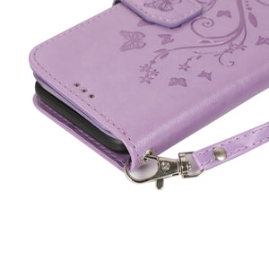 Portefeuille en cuir à fermeture à glissière de luxe Flip Multi Card Slots Cover Cover pour iPhone XR