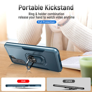 NEW IN Pioneer Colorful Ring Holder Phone Case For SAMSUNG Galaxy S21 5G