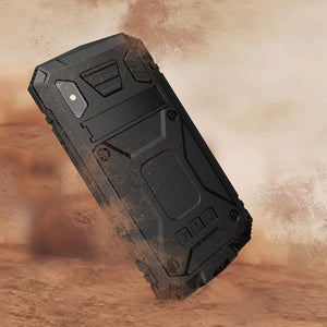 ン iPhone X Series ン Luxury Doom Armor Waterproof Metal Aluminium Kickstand Phone Case