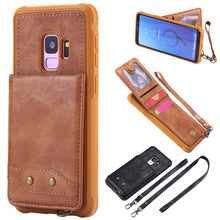Load image into Gallery viewer, Rear Cover Type Protective Card Holster Phone Case For SAMSUNG Galaxy S9
