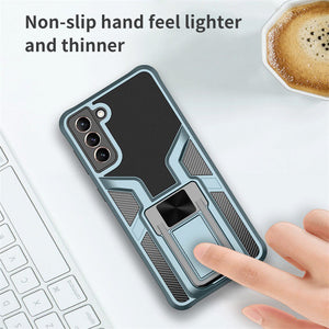 General's Armor Magenic Ring Bracket Phone Case For SAMSUNG Galaxy S21PLUS 5G