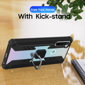 Guerrier Style magnétique Kickstand Kickstand pour Redmi Note 8T