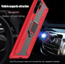 Load image into Gallery viewer, Warrior Style Magnetic Ring Kickstand Phone Cover For Huawei P30 Pro