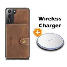 Load image into Gallery viewer, New Magnetic Wallet Phone Case For Samsung S21 FE 5G
