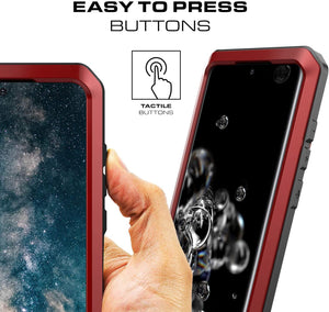 2022 NEW Luxury Doom Armor Waterproof Metal Aluminum Phone Case For Samsung S20 Plus/S20 Ultra