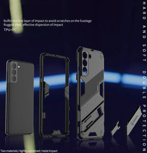 2021 Nouveau Punk Style Stand Phone Case pour Samsung S21/S21Plus