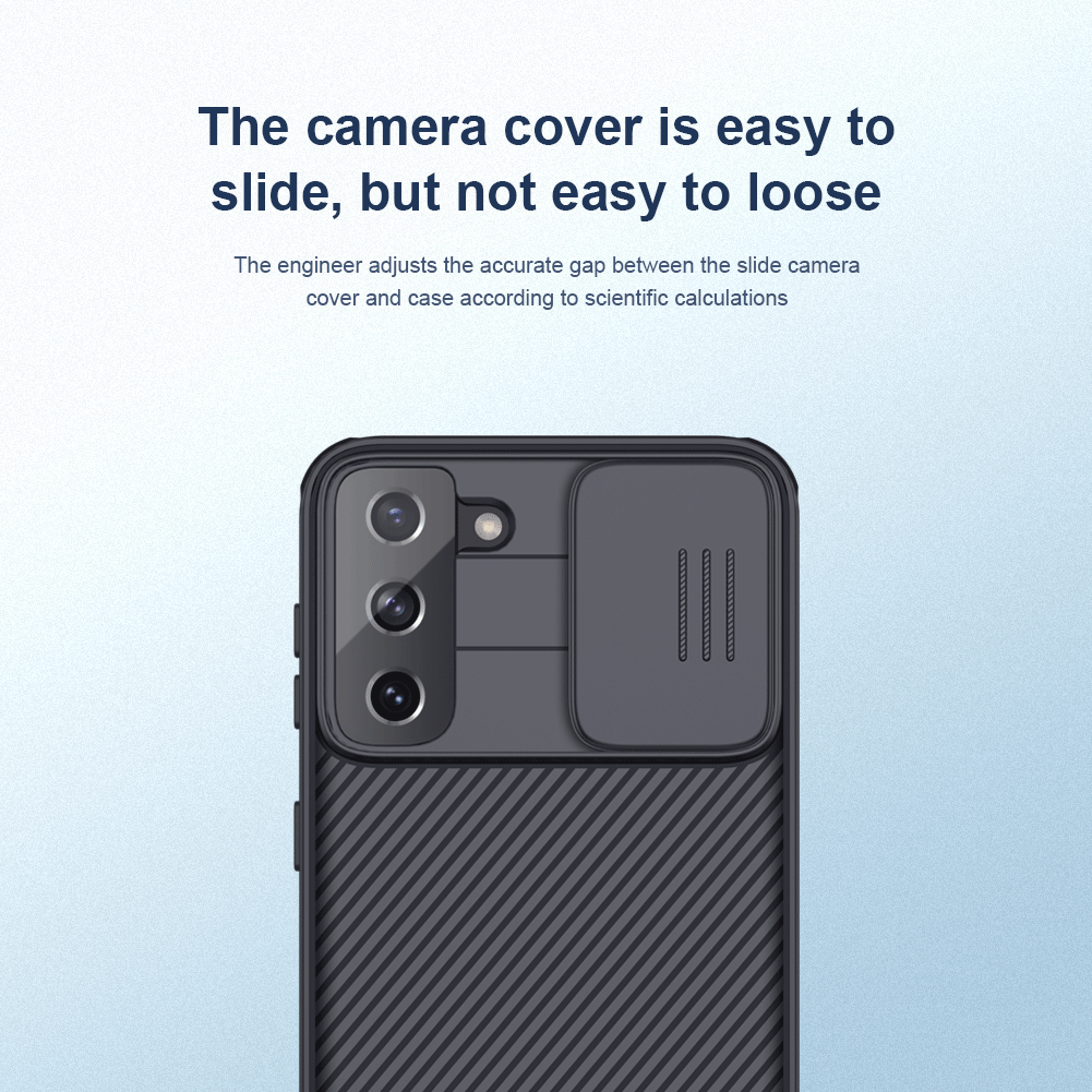 【Black Mirror】Luxury Slide Phone Lens Protection Case for Samsung S21 Series
