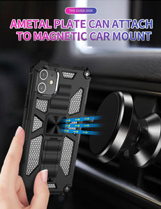 Luxury Armor Shockproof With Kickstand For iPhone 11