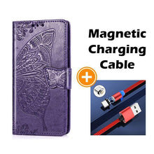 Load image into Gallery viewer, Luxury Embossed Butterfly Leather Wallet Flip Case For Samsung Galaxy S20 Ultra