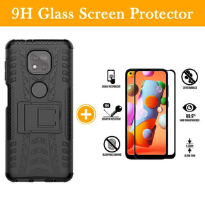 Rubber Hard Armor Cover Case For Moto G Power 2021