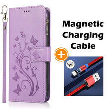 Charger l&#39;image dans la galerie, Luxury Zipper Leather Wallet Flip Multi Card Slots Cover Case For Samsung S8/S8PLUS