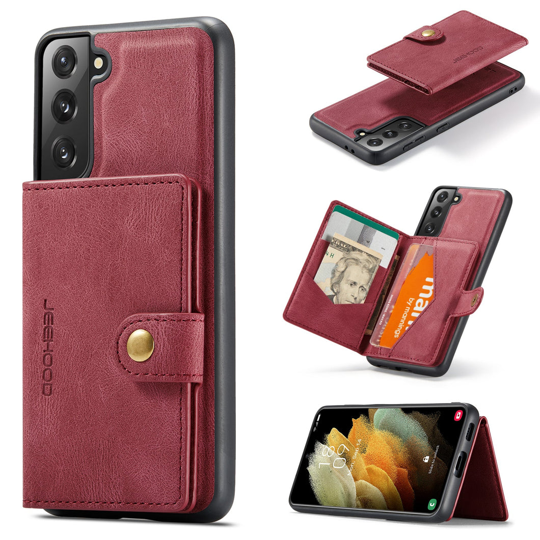 New Magnetic Wallet Phone Case For Samsung S21 FE 5G