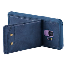 Load image into Gallery viewer, Rear Cover Type Protective Card Holster Phone Case For SAMSUNG Galaxy S9