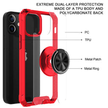Load image into Gallery viewer, 2021 Ultra-thin Four-Corner Anti-Fall Magnetic Ring Case For iPhone 12 Mini
