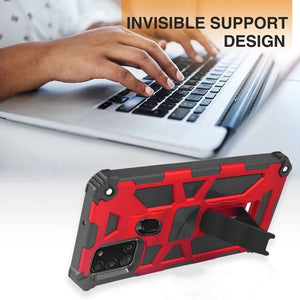 Luxury Armor Shockproof With Kickstand For SAMSUNG A21S