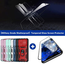 Load image into Gallery viewer, 3 In 1 Camera Protection Hard Case With Ring For Samsung S21Ultra 5G