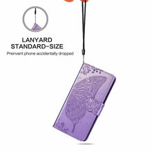Load image into Gallery viewer, Luxury Embossed Butterfly Leather Wallet Flip Case For iPhone 13 Pro Max