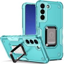 Load image into Gallery viewer, Contrast Color Ring Magnetic Holder Phone Case For SAMSUNG Galaxy S21