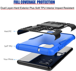 Rubber Hard Armor Cover Case For Samsung Galaxy A42 5G