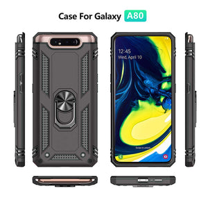 Luxury Armor Ring Bracket Phone Case For Samsung A80-Fast Delivery
